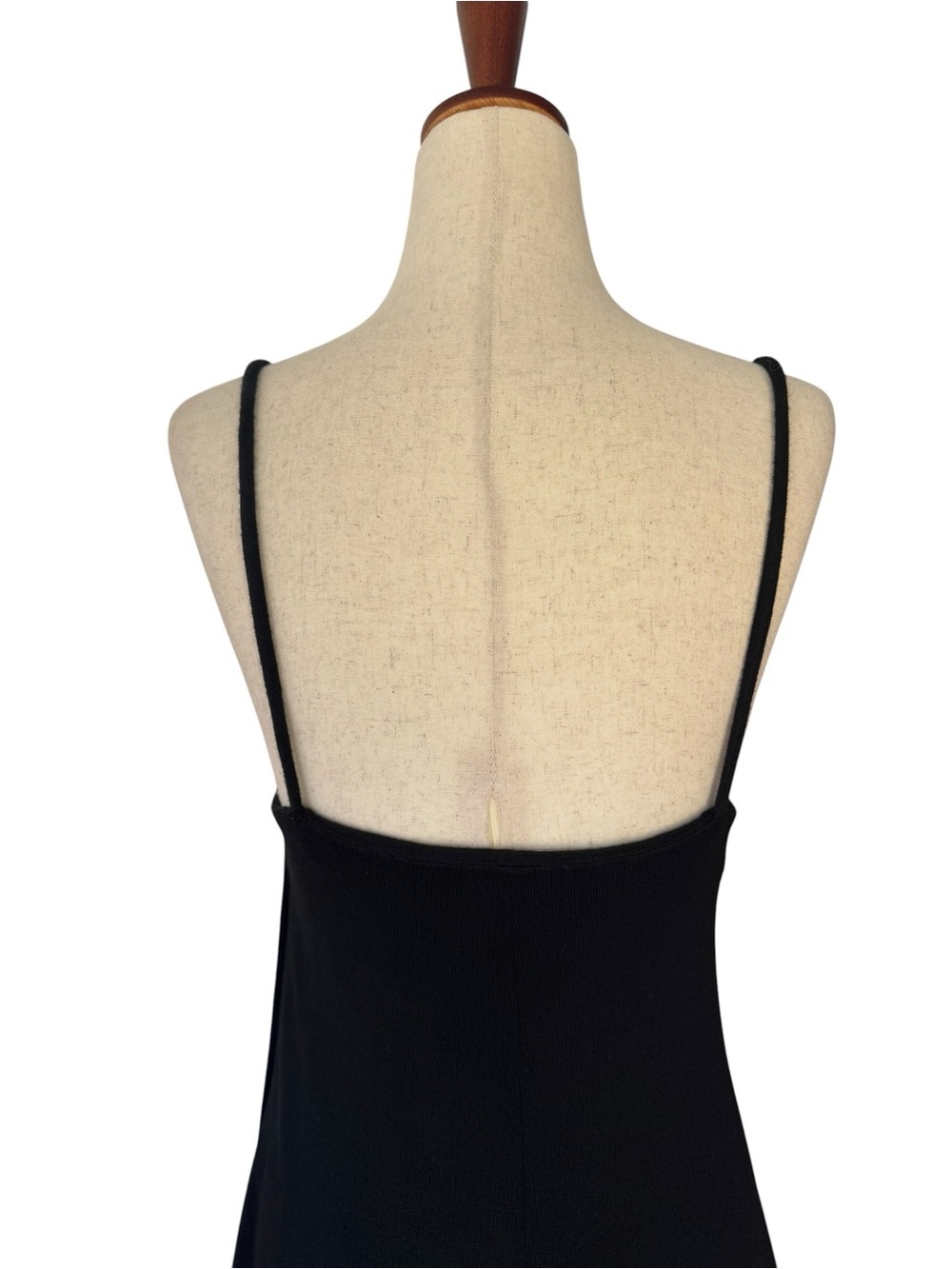 Vintage 70s Carol Paulson for Rainbow of California Black Maxi Dress Rare Mod S - Picture 9 of 14